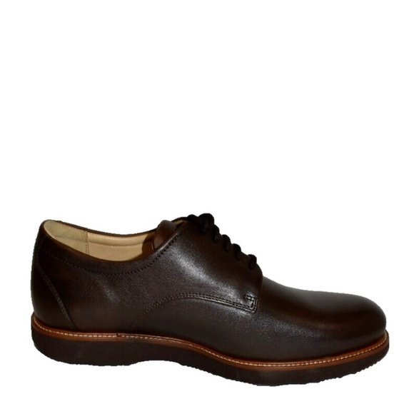 New! Samuel Hubbard Men\'s Founder M2100-041 Brown Leather Size 10 US DD376